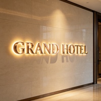 Letrero Luminoso LED Personalizado con Logotipo Empresarial |   Letrero Exterior Impermeable IP65 para Tienda |   Decoración Publicitaria para Salón de Uñas