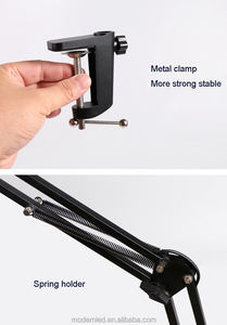 <span class=keywords><strong>Lampe</strong></span> de bureau LED avec <span class=keywords><strong>pince</strong></span>, <span class=keywords><strong>lampe</strong></span> de bureau à bras articulé 10W, <span class=keywords><strong>lampe</strong></span> d'architecte à intensité variable et protectrice des yeux pour la maison, le bureau, l'étude, l'établi - Product Image 3