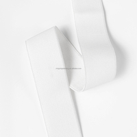 Bande élastique, sangle élastique 3.0/3.5cm, noir et blanc en stock, sangle élastique en spandex pour pantalons et sous-vêtements, fabricant en gros