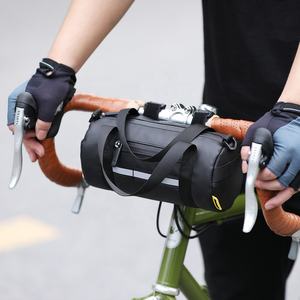 Rhinowalk Sac de guidon de vélo à roulettes très vendu, sac de guidon de vélo de gravier rond pour les voyages à vélo VTT - Product Image 5