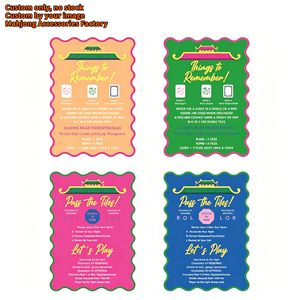 Cartes de mélange de tuiles de <span class=keywords><strong>mahjong</strong></span> à motif personnalisé avec règles de <span class=keywords><strong>mahjong</strong></span> pour mélanger et remélanger les tuiles, accessoires de <span class=keywords><strong>mahjong</strong></span> en acrylique, cadeaux - Product Image 1