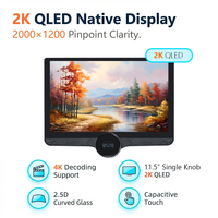 Autoradio GPS LODARK N6 11,5 pouces avec écran QLED, Android 13, UIS7870SC 6nm Octa Core, 4G LTE et bouton unique