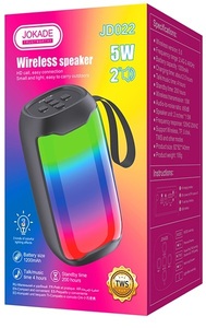 Bluetooth <b>Speaker</b> With Led Lights 5W <b>USB</b> SD Card Portable Outdoor Music Player - Product Image 6