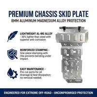 Plaque de protection moteur pour Nissan Patrol Y63 2025 en alliage d'aluminium, protection du châssis, protection du dessous de caisse, 4x4, expédition, SUV tout-terrain
