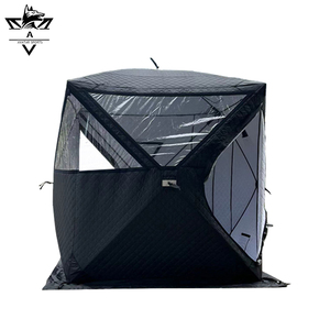 Carpa <span class=keywords><strong>de</strong></span> Pesca en Hielo Plegable, Aislada, Impermeable y Resistente al Viento, para 2-4 Personas, Portátil y Térmica - Product Image 5