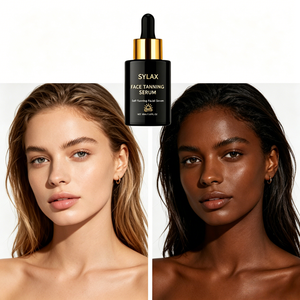 Sérum bronzant pour le visage SYLAX, autobronzant professionnel, éclat naturel bronze, formule de haute qualité, sérum de soin de la peau à séchage rapide - Product Image 2