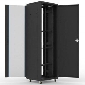 Otrans tùy chỉnh Tủ mạng 18u-42u với chiều rộng 600 tốc độ thông gió cao SPCC màu đen trong kho - Product Image 1