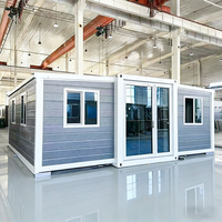 Maison conteneur préfabriquée de luxe extensible et portable de 10 à 20 pieds, 2 chambres, hôtel/appartement mobile sur mesure, design moderne personnalisé
