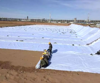 Tela Geotextil No Tejida, Tela Filtrante Punzonada con Aguja para Construcción de Carreteras, Drenaje y Estabilización de Suelos