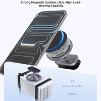 Support de téléphone magnétique rotatif universel OEM ODM, accessoires flexibles, angle réglable, antidérapant, pour voiture