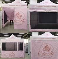 Partenaire d'exportation à long terme : Tente publicitaire commerciale extra robuste 10x10 pieds pour stand de carnaval scolaire d'automne