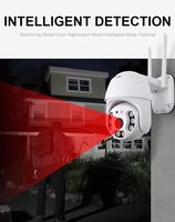 TUYA Caméra de surveillance wifi sans fil, adaptateur de caméra de vidéosurveillance de sécurité sans fil IP 1080P