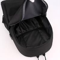 Tas Ransel Denim Tahan Lama Terlaris Lintas Negara, Set Dua Bagian dengan Pengisian Daya USB Praktis, Tas Selempang, Tempat Pensil, Tas Laptop, Tas Sekolah