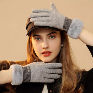 Mode personnalisé course à pied réchauffement dames mitaines <span class=keywords><strong>tactiles</strong></span> écran tactile laine hiver femmes <span class=keywords><strong>gants</strong></span> - Product Image 2