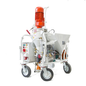 YANFENG Pulverizador eléctrico de <span class=keywords><strong>mortero</strong></span> de cemento de mezcla automática Similar PFT G4 G5 Motor de bomba Componentes de núcleo Yeso de uso doméstico 380V - Product Image 3