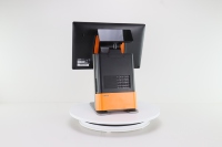 Système de terminal de point de vente CITAQ D1 à double écran Android/Windows 10 avec écran tactile capacitif et construction en métal/alliage d'aluminium