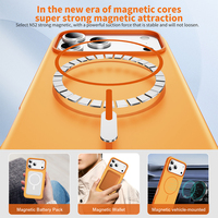 Coque de téléphone en TPU PC avec chargement magnétique sans fil et protection antichoc pour iPhone 14-17, fabricant OEM ODM Chine