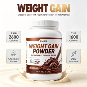 Poudre de prise de poids OEM/ODM saveur chocolat 1600 calories, gain de masse protéiné élevé pour la croissance musculaire et un gain de poids sain, faible MOQ 50 pièces - Product Image 4