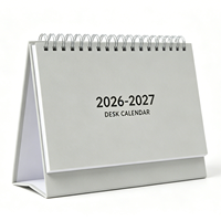 Calendario de Escritorio Personalizado Minimalista, 160 g/m², Certificado FSC, Logotipo Personalizado, Directo de Fábrica, Calendario de Escritorio con Base