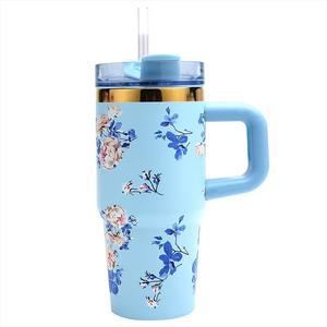 <span class=keywords><strong>Taza</strong></span> de Viaje <span class=keywords><strong>Stanley</strong></span> de 40 oz, de Acero Inoxidable, Aislada al Vacío, con Pajita para Uso en el Automóvil, Aislamiento Térmico de 6 a 12 Horas - Product Image 2