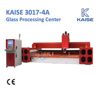 Centre de traitement du verre CNC à portique 4 axes KAISE KS-3015-4A, commande Syntec, BT30, déplacement de table 3000x1700mm, répétabilité 0,05mm