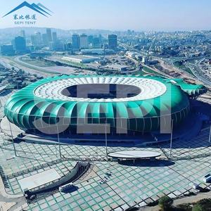 Nhà Máy Tùy Chỉnh Cấu Trúc Thép Pvdf Bìa Ngoài Trời Mọi Thời Tiết Sân Vận Động Grandstand Bleacher Cấu Trúc Màng Lều - Product Image 6