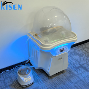 Kisen Top Hair Wash <span class=keywords><strong>Bac</strong></span> Shampooing Bassin Tête Spa Évier Bol Circulation De L'eau Fumigation Machine Salon Dispositif avec Réservoirs Chauffe - Product Image 2