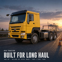Truk Traktor Diesel Bekas Sinotruk Howo Laris Manis 6x4 Setir Kiri Kanan 10 Roda Truk Traktor Berat Dijual