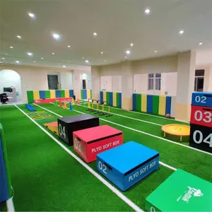 Indoor künstliches Fitnessstudio Sprintgrasmatte Schlitten-Laufboden für Fitness-Boden