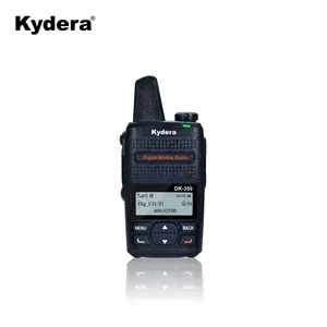 Kydera CE FCC ROHS รับรอง 2W DMR PMR 446 DR-360 ที่แข็งแกร่งที่สุดมินิเครื่องส่งรับวิทยุ VHF UHF Waki Taki woik toik