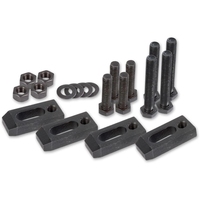 Kit de pinces à fente en T BoRui pour fraiseuse M8-M20, 58 pièces, antirouille, grande force de serrage