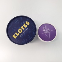 Gobelets en papier jetables anti-fuite pour crème glacée, de qualité alimentaire, imprimés sur mesure, disponibles en 3oz à 32oz pour desserts glacés et yaourts