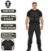 Gilet Tactique en Nylon 420D Robuste pour Hommes, Gilet de Sécurité Tactique Dissimulable en Gros Usine