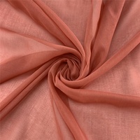 Voile en polyester de haute qualité japonaise, à haute torsion, pour écharpe, 45 pouces * 45 pouces carré, châle