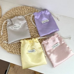 Bolsa <span class=keywords><strong>de</strong></span> Mano <span class=keywords><strong>de</strong></span> Algodón con Estampado Floral y Cordón Ajustable, con Bolsillos para Llaves y Tarjetas, Ecológica, para Teléfono Móvil, Bolsa Protectora contra el Polvo - Product Image 4