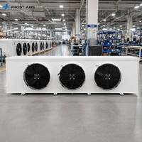 Système de réfrigération à évaporateur multiple avec moteur électrique Frost Axil, 3 ventilateurs, unité de refroidissement pour chambre froide industrielle, économie d'énergie