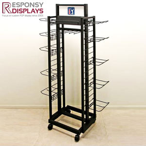 Estante de exhibición de alambre de metal personalizado que ahorra costos para uso en tiendas minoristas - Product Image 2