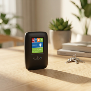 Karbor 3000mAh 4G LTE Mini <span class=keywords><strong>Routeur</strong></span> Portable WiFi Hotspot avec Slot SIM Extérieur Internet Triband Wifi <span class=keywords><strong>Routeur</strong></span> pour Wifi Zone - Product Image 1