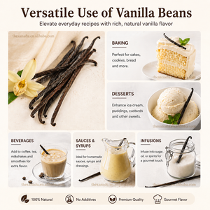 <strong>Vanilla</strong> <strong>Beans</strong> 16-17cm/PC Import From Madagascar <strong>Vanilla</strong> Pods for Infusions/Bakery OEM Blend/Pouch/Extract/Grind/Powder/Sachet - Product Image 2