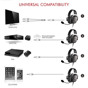 H2002D <span class=keywords><strong>Havit</strong></span> Audífonos Gamer de Diadema con Conexión USB, Auriculares con Cable para Juegos y Micrófono - Product Image 2