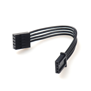 Anakart bağlantısı için Dupont 2 * 5Pin TE 280359 4Pin uzatma kablosu bilgisayar portu kablo demeti - Product Image 6