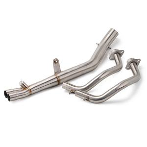 Modificación de silenciador de escape de motocicleta para Honda <span class=keywords><strong>CB500R</strong></span>/X/F CBR500 tubo medio de enlace de escape delantero de acero inoxidable - Product Image 2