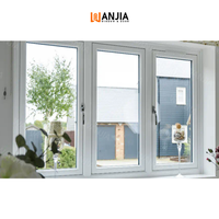 Fabricant direct d'usine vente en gros fenêtres d'intérieur en plastique vinyle upvc fenêtres à battant design européen fenêtres en verre pvc
