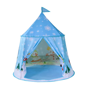Tienda de Campaña Infantil Plegable con Forma de Castillo de Princesa, Juguete Deportivo Unisex, Lona de Poliéster Resistente, Estilo Tipi - Product Image 5