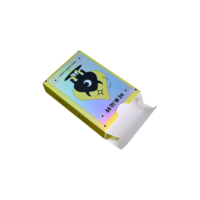 Boîte de poker en papier recyclé écologique avec logo personnalisé, faible MOQ, design tendance, emballage en pâte recyclée
