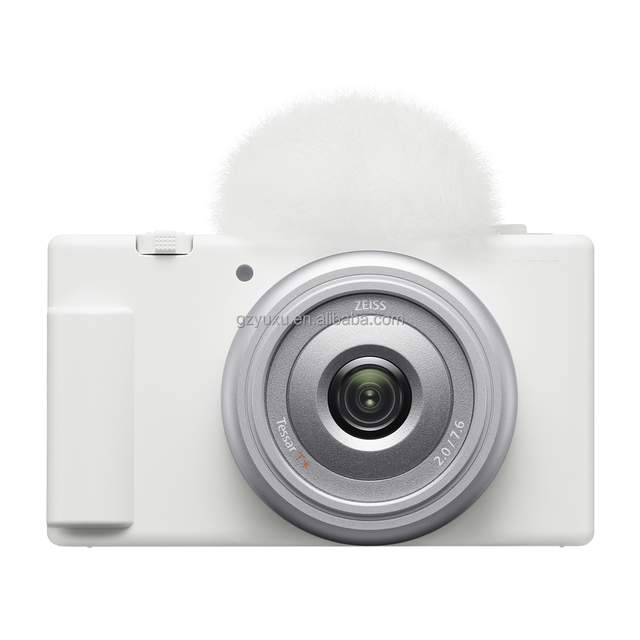 Used ZV-1F White 1 Inch Sensor 20mm F2.0 Fixed Lens 4K Video Face and Eye AF Vlogging Camera with Touchscreen and Wi-Fi