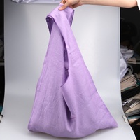 Sac fourre-tout en coton et lin personnalisé avec broderie, idéal pour le voyage, le shopping, ou comme sac promotionnel en coton simple pour cadeaux et protection anti-poussière