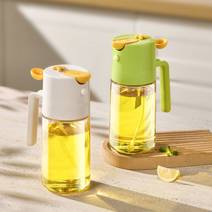 Oil Mister Bottle With Spray And Pour Function For Salad Dressing And Cooking Oil Storage Plastic Dishwasher Safe - Product Image 4
