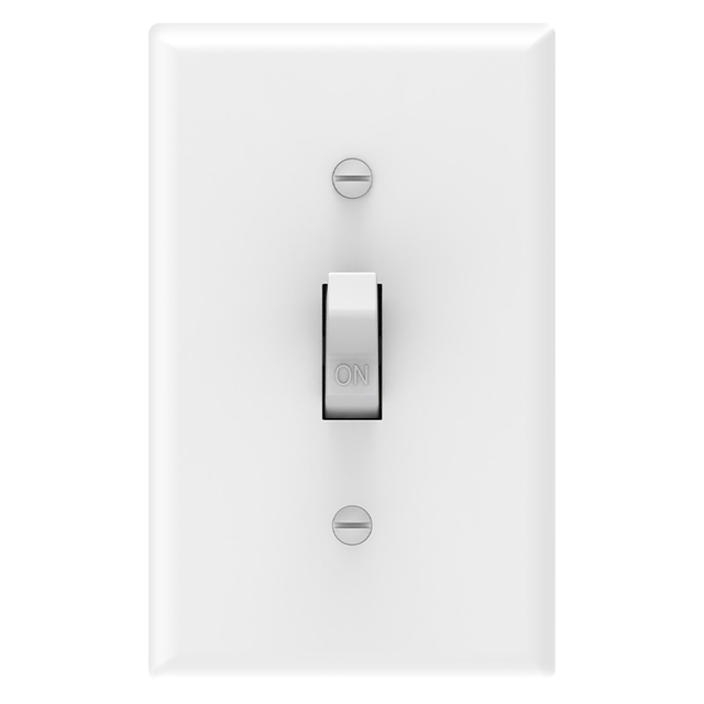 Lumex  American US Standard 30A 120-277v Light Switch Back& Side Wire Double Pole Toggle Wall Light Switch