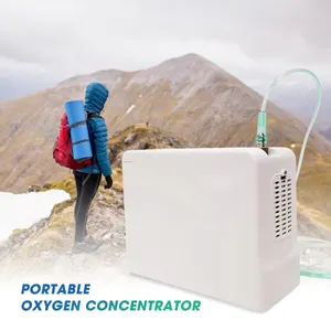 Baterai Mini medis baru konsentrator De Oxigeno portattil terus menerus 7l 5l 10l konsentrator oksigen portabel untuk perjalanan
